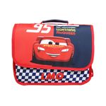 Cartable Cars 32 cm - 1 compartiment - bleu - Bagtrotter