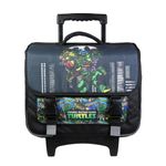 Cartable à roulettes Tortues Ninja 38 cm - 2 compartiments - noir - Bagtrotter