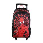 Sac à dos à roulettes Spiderman - 2 compartiments - rouge - Bagtrotter