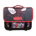 Cartable Spiderman 38 cm - 2 compartiments - noir - Bagtrotter