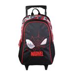Sac à dos à roulettes Spiderman - 2 compartiments - noir - Bagtrotter