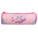 Trousse ronde Lililou - 1 compartiment - rose - Bagtrotter