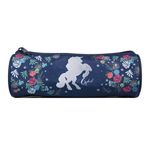 Trousse ronde Cybel - 1 compartiment - bleu - Bagtrotter