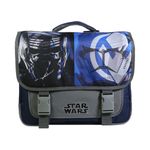 Cartable Star Wars 38 cm - 2 compartiments - gris - Bagtrotter