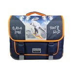 Cartable Vorax Dinosaure 38 cm - 2 compartiments - bleu - Bagtrotter