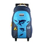 Sac à dos à roulettes Vorax Requins - 2 compartiments - bleu - Bagtrotter