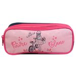 Trousse rectangulaire Poivre Blanc - 2 compartiments - rose - Bagtrotter