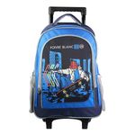 Sac à dos à roulettes Poivre Blanc - 2 compartiments - bleu - Bagtrotter