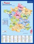 Fiche mémo souple France - 20,5 x 26,5 cm - Bouchut