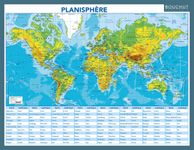 Fiche mémo souple Monde - 20,5 x 26,5 cm - Bouchut