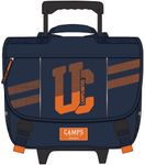 Cartable à roulettes Camps Athleisure 38 cm - 2 compartiments - bleu foncé - Kid'Abord