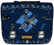 Cartable Batman Darknight 38 cm - 2 compartiments - bleu nuit - Kid'Abord