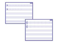 Bouchut - Ardoise mini - Solfège - 21 x 26,5 cm - double face