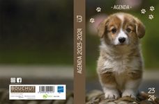 Agenda Animaux - 1 jour par page - 12 x 17 cm - chien - Bouchut