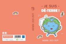 Agenda Fun - 1 jour par page - 12,5 x 17,5 cm - terre - Bouchut