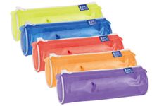Fourre-tout rond oxford fancy transparent couleurs assorti- Hamelin