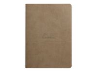 RHODIA Rhodiarama - Carnet de notes A5 - 64 pages - pointillés - taupe