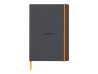 RHODIA Rhodiarama - Carnet souple A5 - 160 pages - ligné - titane
