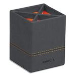 RHODIA Rhodiarama - Pot à crayons - titane - en polyuréthane