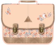 Cartable Poids Plume Birdy 38 cm - 2 compartiments - rose - Kid'Abord