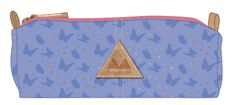 Trousse rectangulaire Poids Plume Magic - 2 compartiments - violet - Kid'Abord