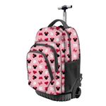 Minnie Mouse Pinky - Sac à dos à roulettes - 2 compartiments - 32 x 47 cm - Karactermania