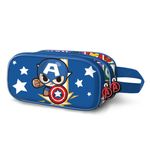 Captain America Punch - Trousse 3D - 2 compartiments - Karactermania