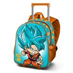Dragon Ball Blue - Sac à dos à roulettes 3D - 1 compartiment - Karactermania