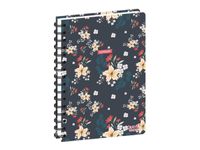 Quo Vadis Daisy - Carnet de notes à spirale - 15 x 21 cm - pointillés/ligné - 192 pages - bucolique