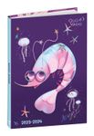 Agenda Marguy avec planche de stickers - 1 jour par page - 12 x 17 cm - crevette - Quo Vadis