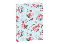 Quo Vadis Stylish - Carnet de notes - 15 x 21 cm - pointillés/ligné - tapisserie