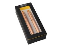 Online Eleganza Diamond - Parure de stylo à bille et stylo plume - rose doré