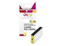 Cartouche remanufacturée Canon PGI-1500XL - jaune - Owa