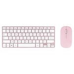 T'nB iClick - ensemble clavier sans fil et souris sans fil - rose