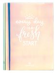 Agenda Moon - 1 jour par page - 13 x 18 cm - blanc - Oberthur