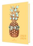 Agenda Pastel - 1 jour par page - 12,5 x 17,5 cm - ananas - Oberthur
