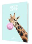 Agenda Pastel - 1 jour par page - 12,5 x 17,5 cm - girafe - Oberthur