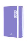 Agenda à élastique Alabama - 1 jour par page - 12,5 x 17,5 cm - lilas - Oberthur