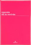 Agenda de la rentrée Boréal - 1 semaine sur 2 pages - 16 x 24 cm - rouge - Oberthur