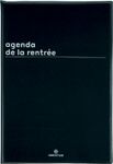 Agenda de la rentrée Boréal - 1 semaine sur 2 pages - 16 x 24 cm - noir - Oberthur