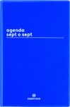 Agenda Boréal Sept O Sept - 1 semaine sur 2 pages - 10 x 15 cm - bleu - Oberthur