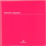 Agenda Boréal Compact² - 1 semaine sur 2 pages - 16,5 x 16,5 cm - rouge - Oberthur
