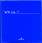 Agenda Boréal Compact² - 1 semaine sur 2 pages - 16,5 x 16,5 cm - bleu - Oberthur