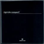 Agenda Boréal Compact² - 1 semaine sur 2 pages - 16,5 x 16,5 cm - noir - Oberthur