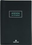 Agenda Cirrus - 1 jour par page - 12,5 x 17,5 cm - noir - Oberthur