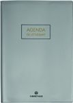Agenda Cirrus - 1 jour par page - 12,5 x 17,5 cm - gris foncé - Oberthur