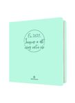 Agenda Camelia - 1 semaine sur 2 pages - 16,5 x 16,5 cm - lagon - Oberthur