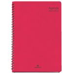 Agenda à spirale Grenade 27 - 1 semaine sur 2 pages - fuchsia - Oberthur