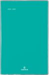 Agenda Colorside - 1 semaine sur 2 pages - 10 x 15 cm - vert - Oberthur
