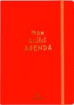 Bullet Agenda - 1 semaine sur 2 pages - 15,5 x 21,5 cm - corail - Oberthur